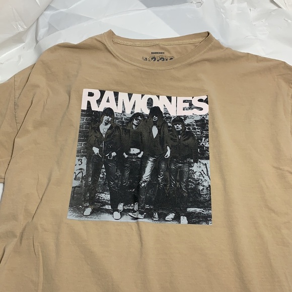 Ramones Other - MEN’S Ramones Khaki Short Sleeve Tee Shirt Size  XXL
